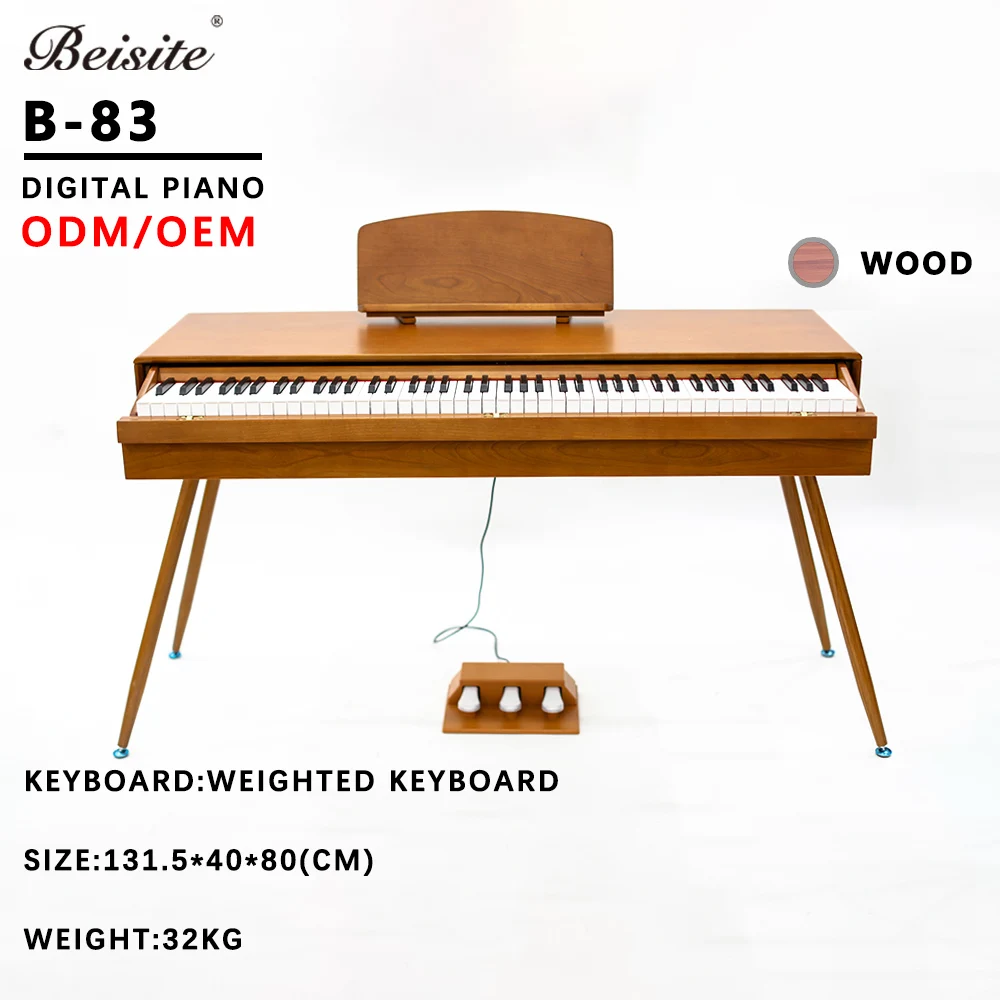 

Beisite Electric 88 Key Digital China Music Electrico Musical Instruments Digital Piano Professional