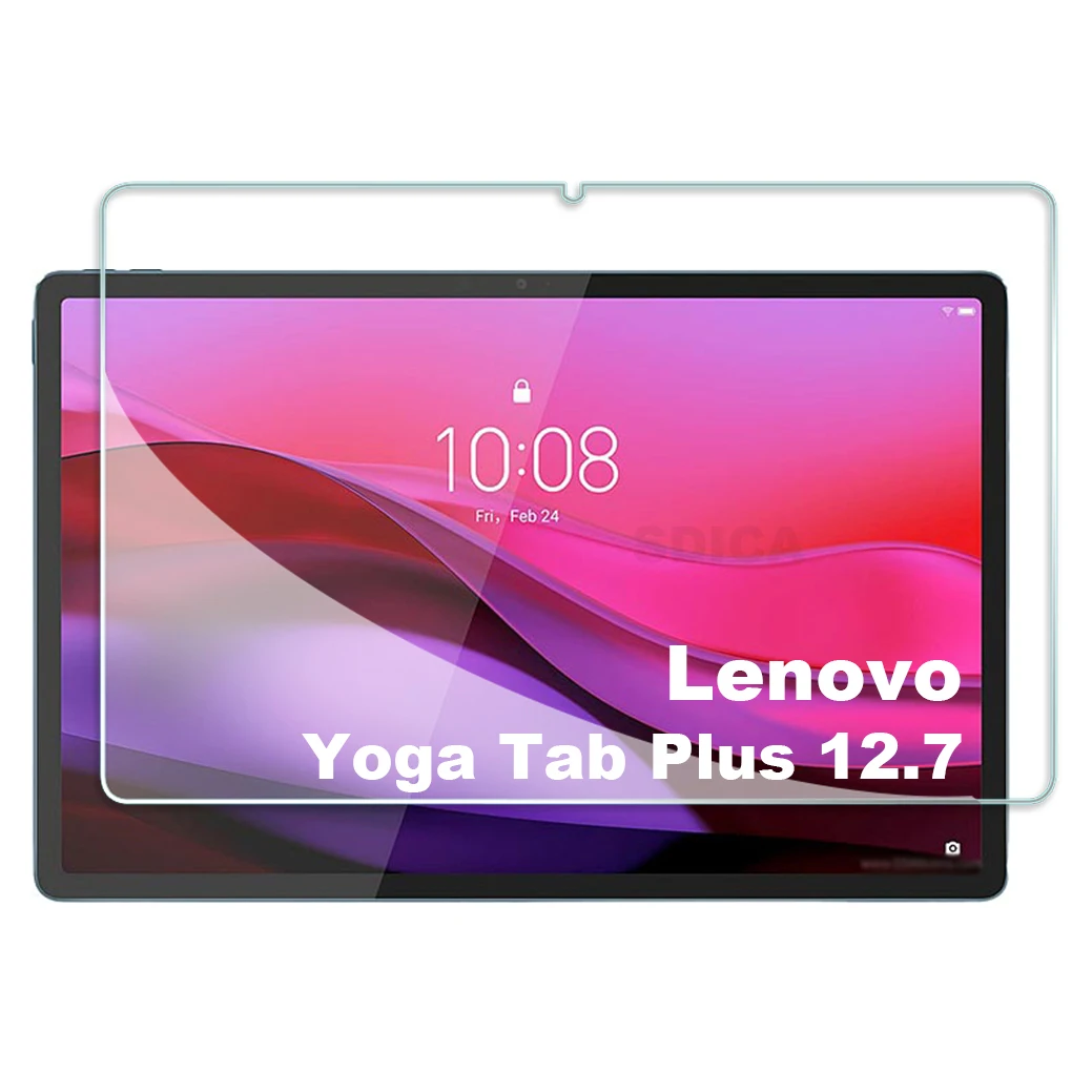 Protector de Pantalla de Vidrio Templado para Lenovo Yoga Tab Plus 12.7 Pulgadas 2025 TB520FU, Película Protectora HD Antiarañazos para Tablet