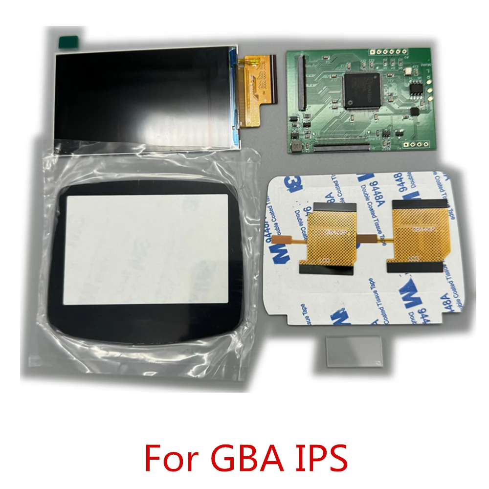 2.9 Inches GBA IPS LCD For GBA/Nintendo GAME BOY ADVANCE.Support Pixel Display.No Need To Cut The Shell