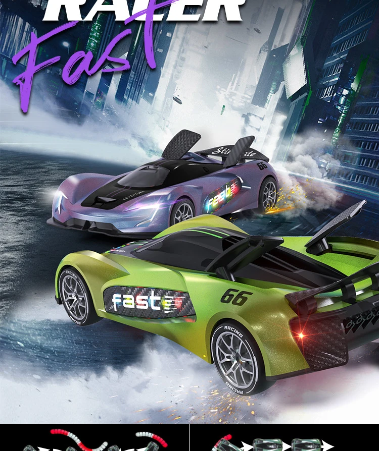 

Remote Control Car High Speed Radio Control Drift Car Winged Sports Car 4WD Electric Racing Vehicle Model Kid Boy Birthday Gift
