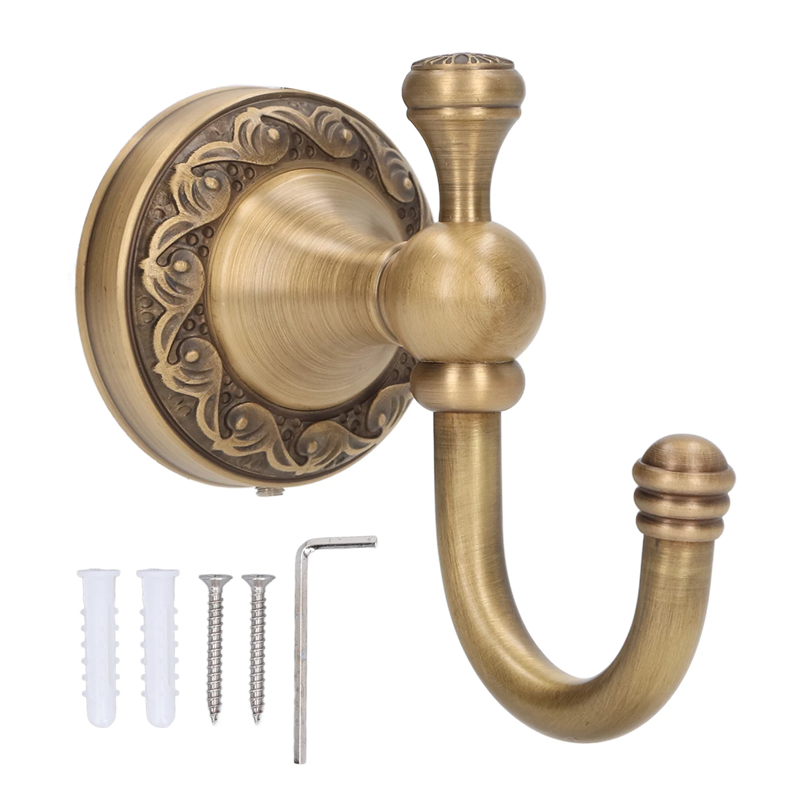 

Antique Robe Hook Robe Hook Copper Stainless Steel Antique Easy Installation Wall Mounted Coat Hook for Bathroom Bedroom