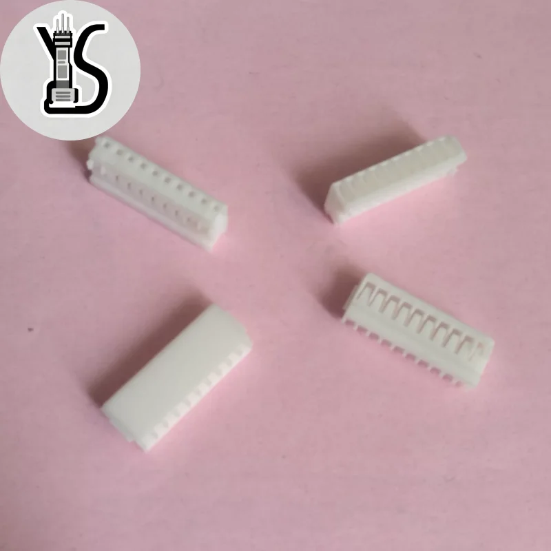50PCS Original Genuine Connector 1-353908-0 Mini 10P White Mother Rubber Shell For Car Smart Electronic Devices Automobile