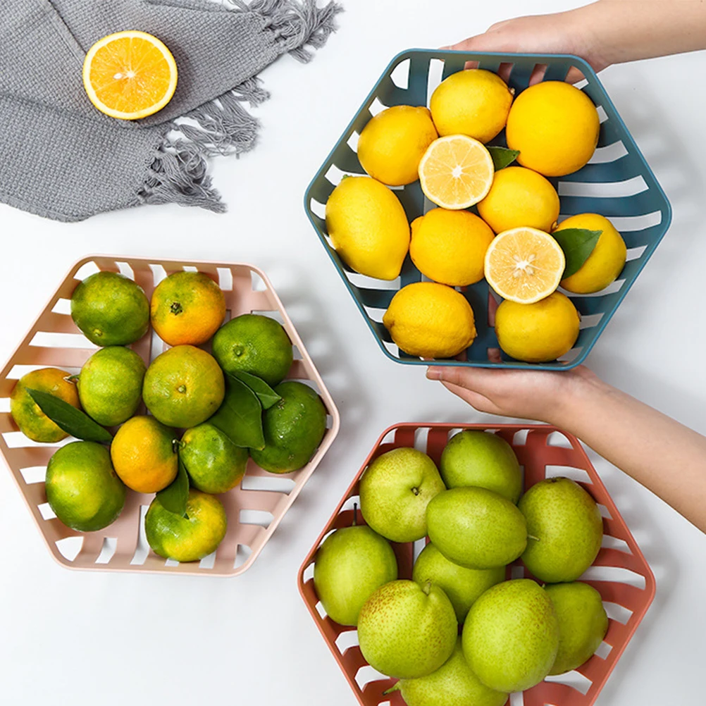 

2pcs Drain Basket Fruit Vegetable Washing Storage Basket Multi-Purpose Kitchen Sink Organizer For Home Living Room Light Pink