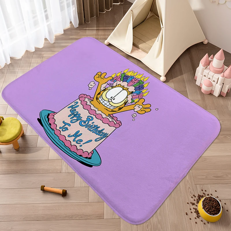 

Bathroom Rug A-Garfields Aesthetic Entrance Door Mat Kitchen Carpet for Bedroom Modern Home Decoration Room Decorating Items