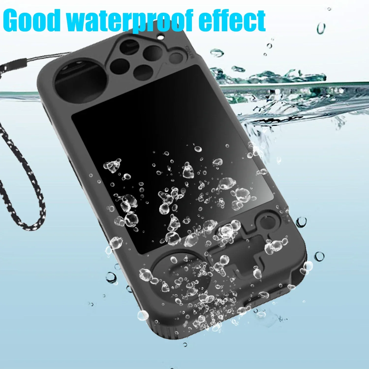 For ANBERNIC RG35XX H Game Console Shockproof Protective Cover Silicone Soft Case Handheld Game Console Protector Shell