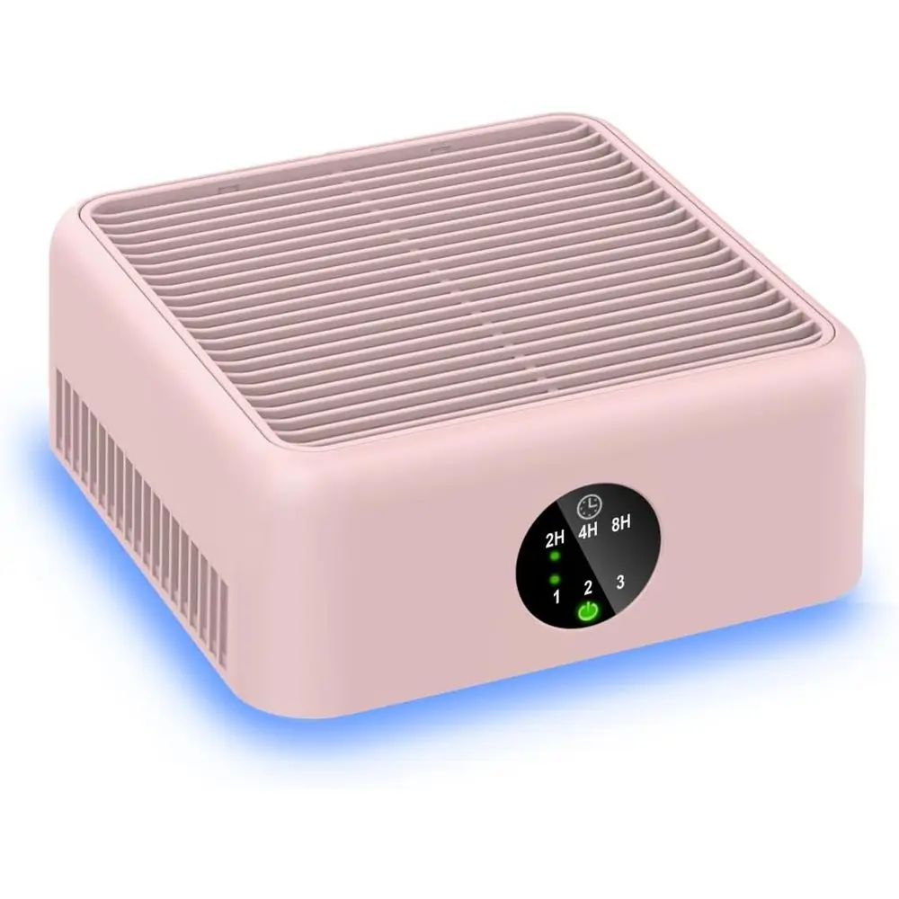 

Small HEPA Air Purifier for Dorm Room, Up to 615 sq ft, 15dB Quiet, Smoke, Pollen, Odor, Portable Mini Air Purifier, Desk Air Fi