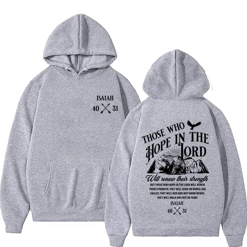 Sudadera con capucha de lana para hombre y mujer, suéter cálido con estampado de letras de Jesús cristiano Y2K, moda de calle alta, Otoño e Invierno