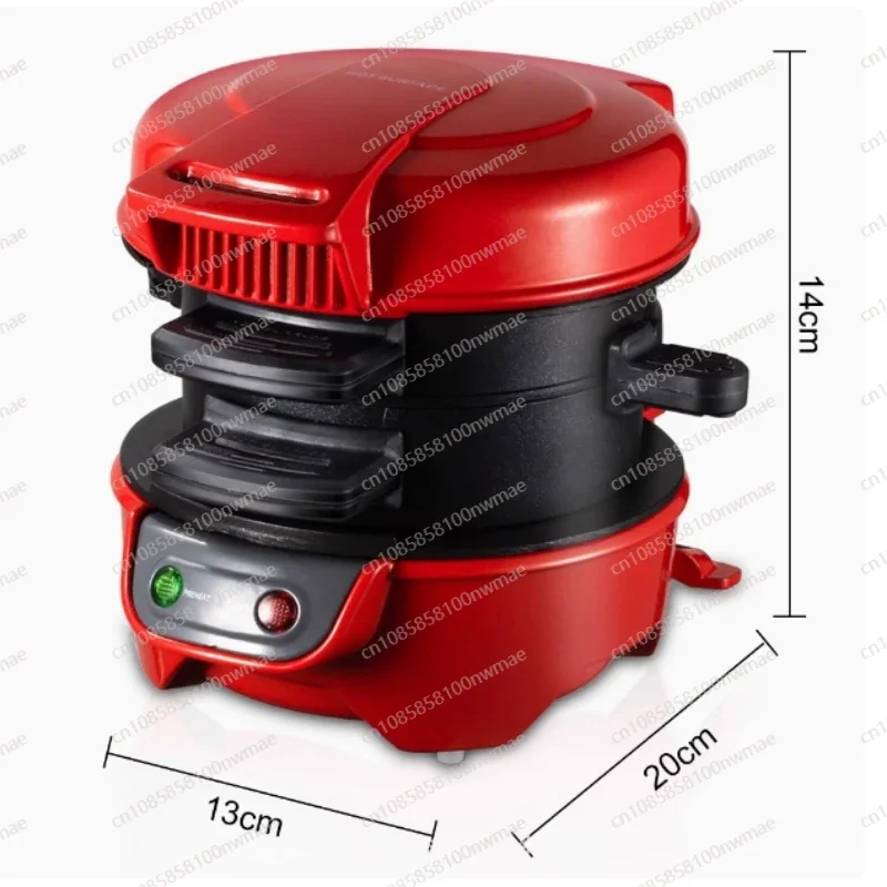 Multifunctional Portable Hamburger Machine Sandwich Bread Machine European Standard US Standard Household Frying