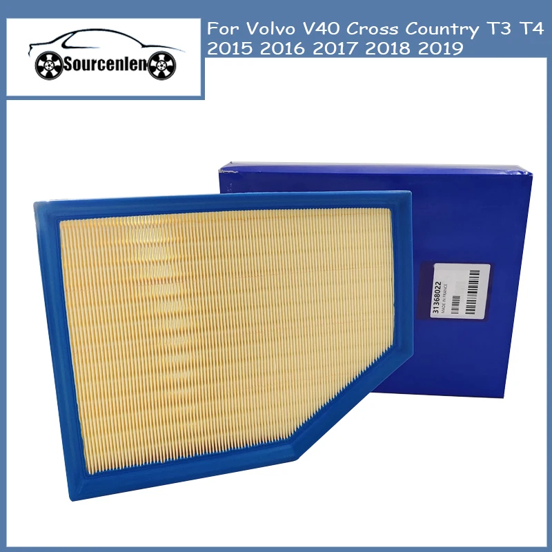 

Car Engine Air Filter for Volvo V40 Cross Country T3 T4 2015 2016 2017 2018 2019 31368022