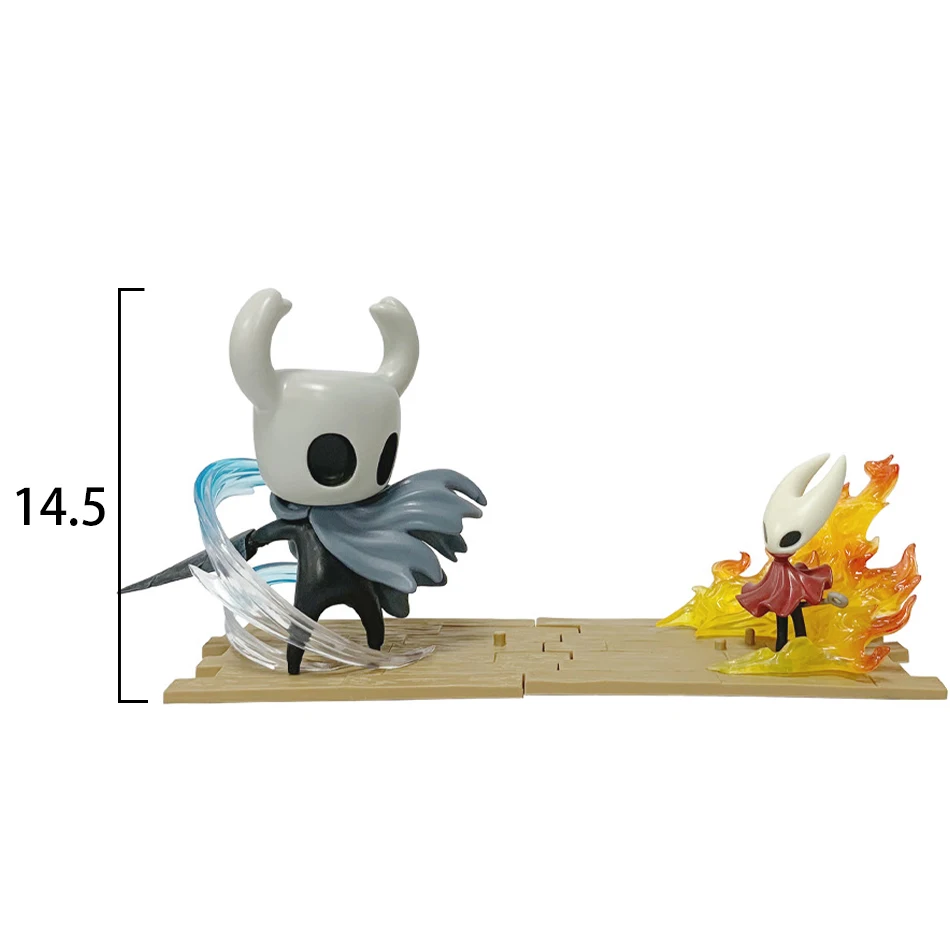2 teile/satz Hollow Knight Anime Figur Hornet Spiel Desktop Action Figure Modell PVC Dekoration Ornament Sammeln Spielzeug Geschenke
