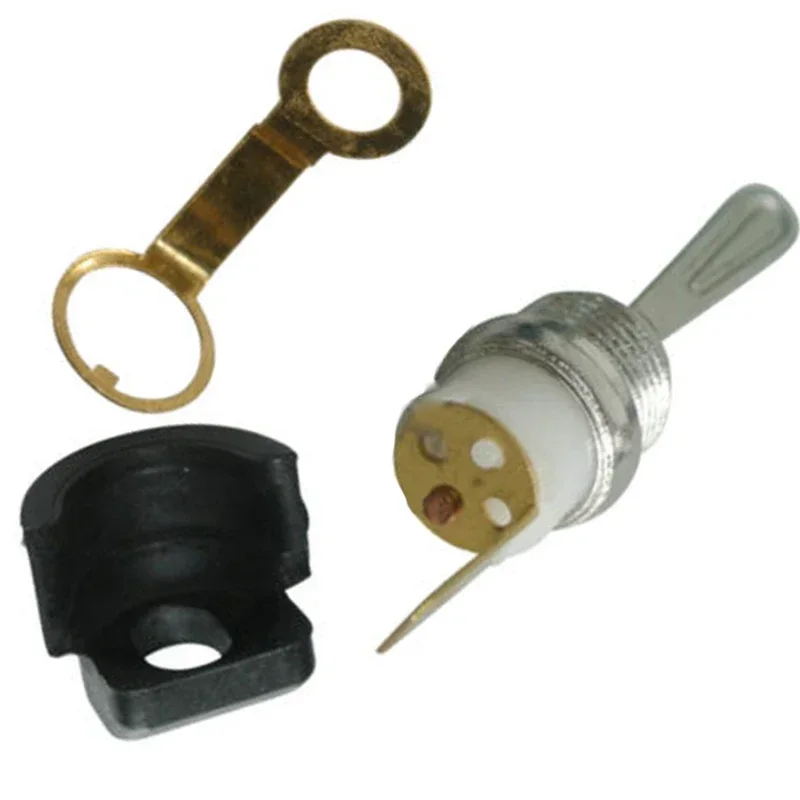 On/Off Switch Bushing Spring Switch Connecting Plate Kit Fits For Chinese Chainsaw 4500 5200 5800 Replacement Tool Parts