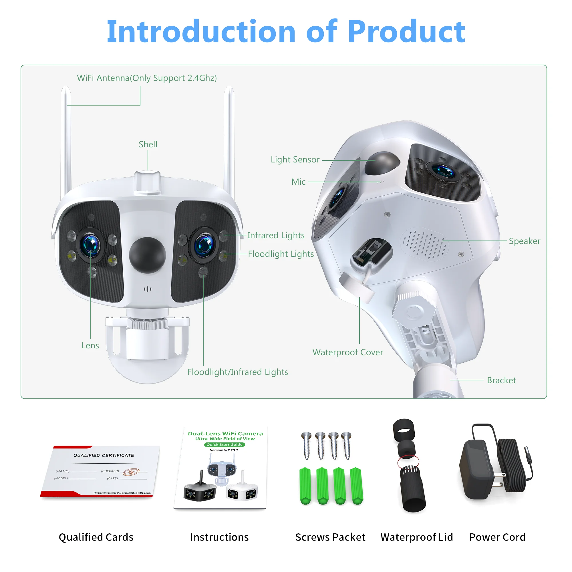 4K 6mp Eseecloud App Full Color Zonne-Energie Draad-Vrije Ptz Ip Dome Camera Ai Humanoïde Home Security Intercom Cctv Babyfoon