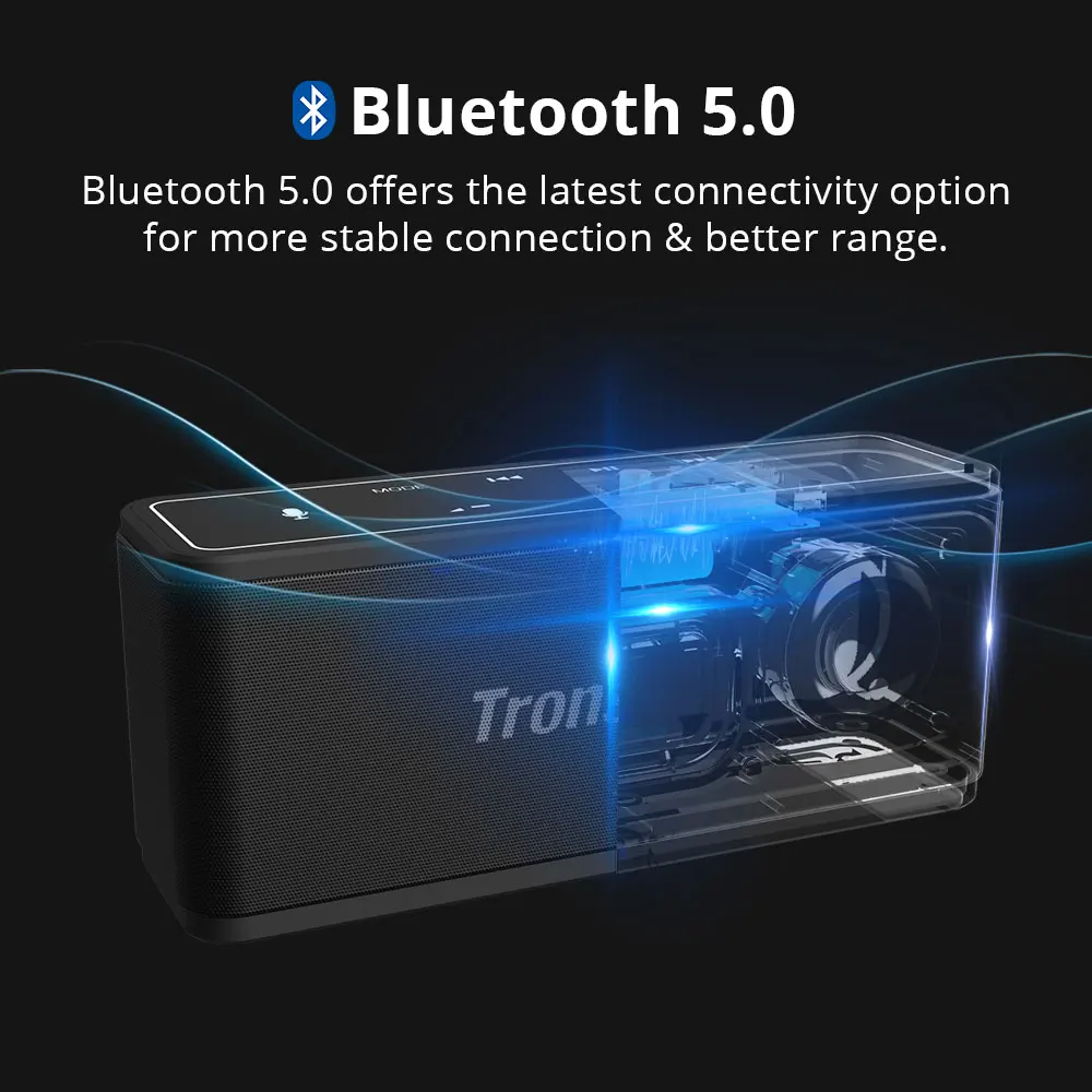 Tronsmart Mega Speaker 40W Bluetooth Speaker with Touch Control Soundbar, Voice Assistant, NFC, MicroSD