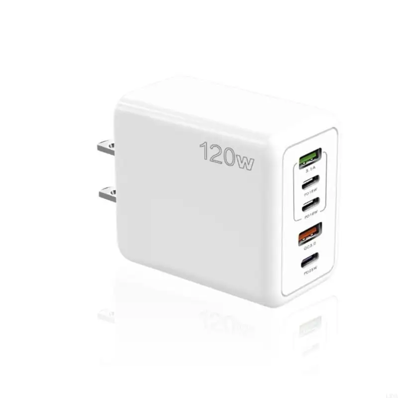 2025 New Intelligent 120W Charging Solution Wall Plug for Phones Tablets And More