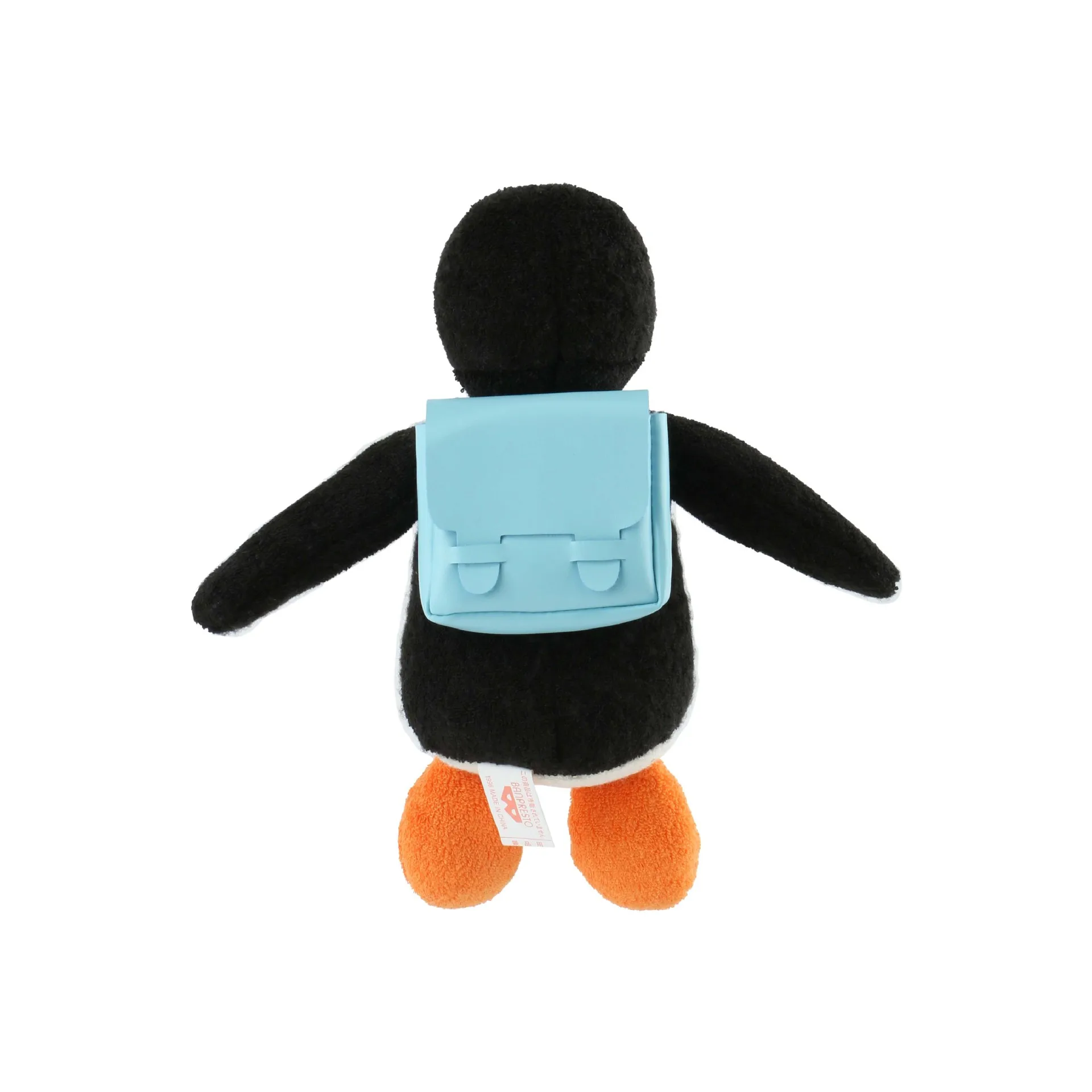 Novo kawaii bonito dos desenhos animados pingu pinguim com mochila de pelúcia crianças meninas meninos animais de pelúcia brinquedos para crianças presentes 20cm