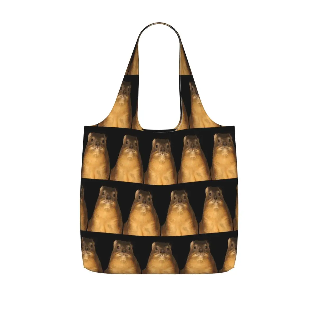 Rock Hyrax Photo Dassie Vampire Potato Shopping Tote Bag Canvas Large Capacity Shoulder Bags Shopper Grocery Handbag for Women