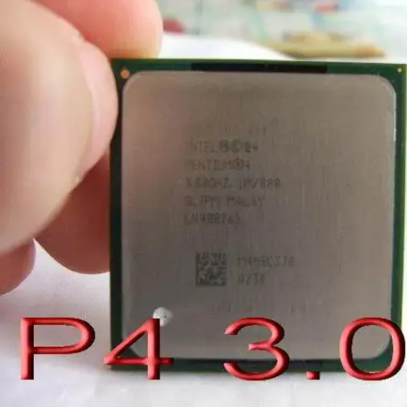 CPU Intel Pentium 4 de 478 Pines, 3.0E, 1MB de Caché L2, FSB de 800MHz para PC de Escritorio, Compatible con 2.8G, 2.8B, 3.0C, 512KB