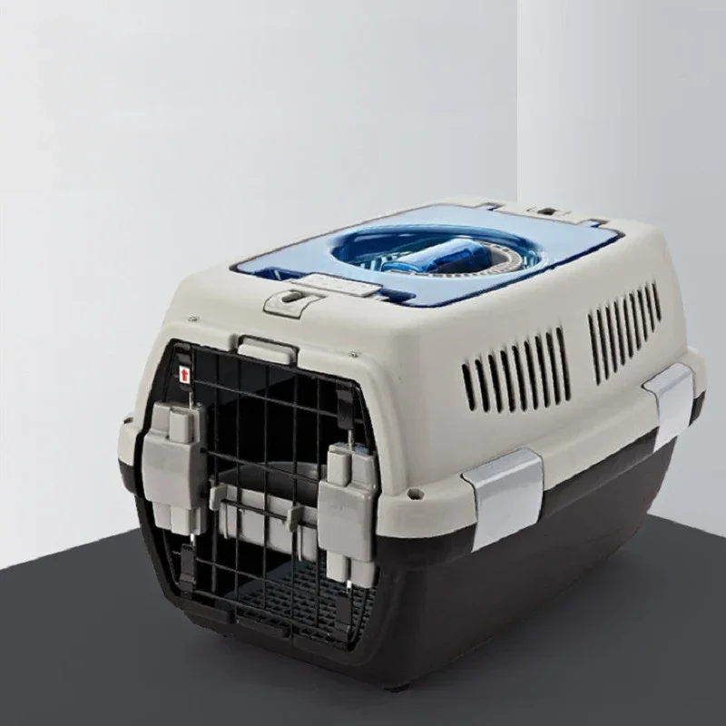 

Pet Air Box Air Transport Pet Cage When Traveling Portable Plastic Air Shipping Box for Large Dogs Portable Travel Carrier