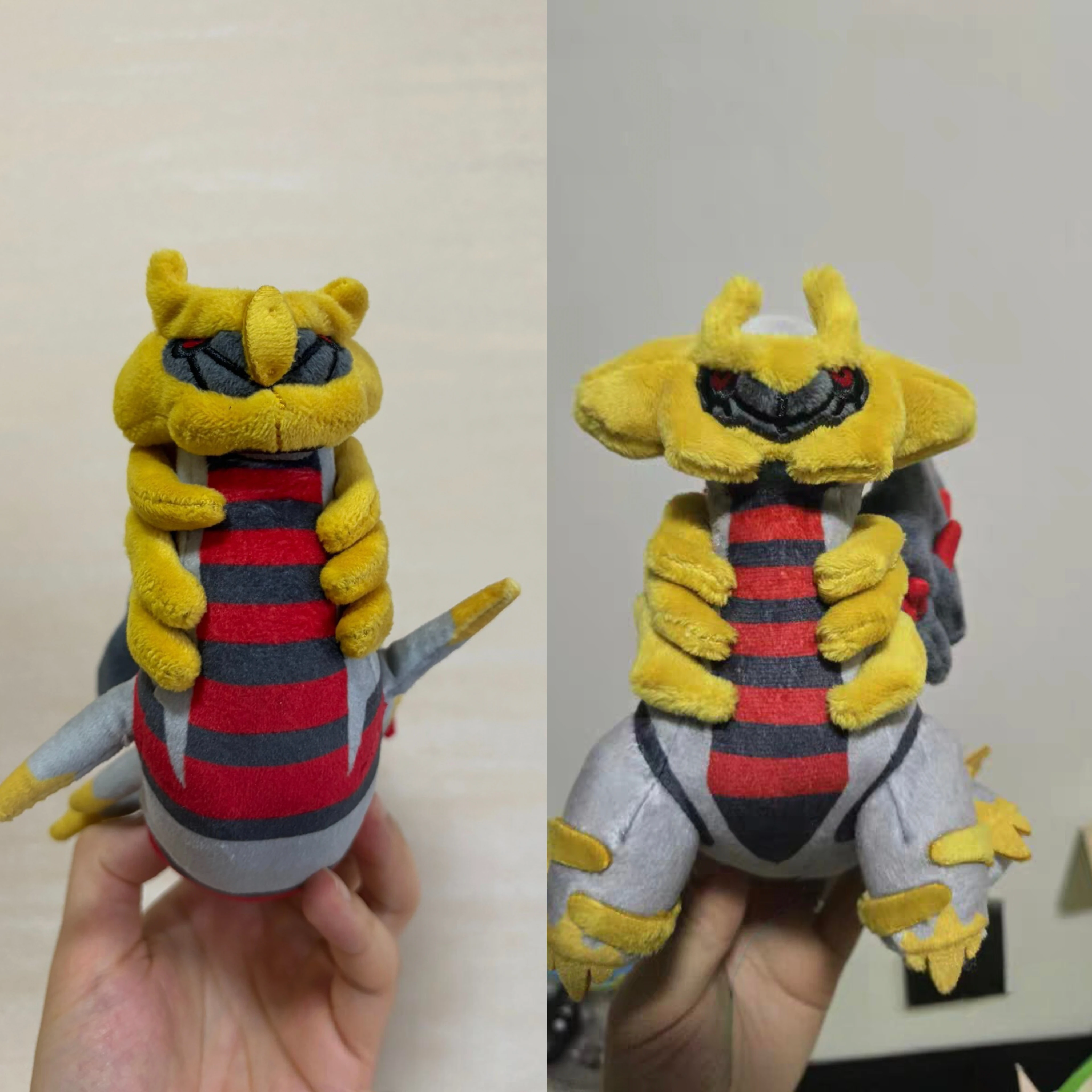 Pokémon Palm Fit Plush Toys Giratina Origin Forme/Altered Forme for Anime Cartoon Figure Toy for Kids Birthday and Holiday Gift