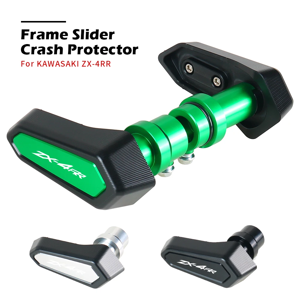 

ZX-4RR Falling Protector Guard For Kawasaki Ninja ZX-4R SE ZX-4RR ZX-25R Motorcycle Aluminum Crash Falling Protector Accessories