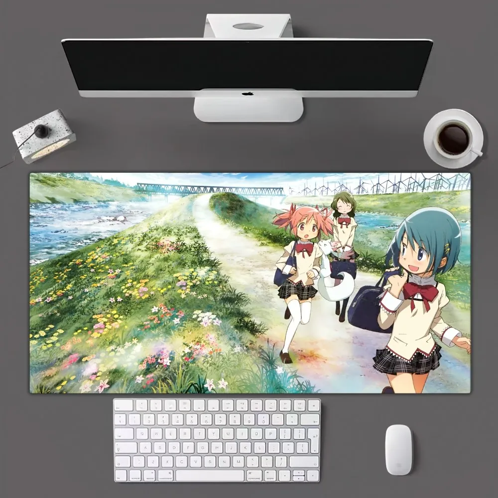 Bilibili Anime P-Puella Magi Madoka Magica Mousepad Mousepad Gamer Mouse Pad Size For Office Long Table Mat