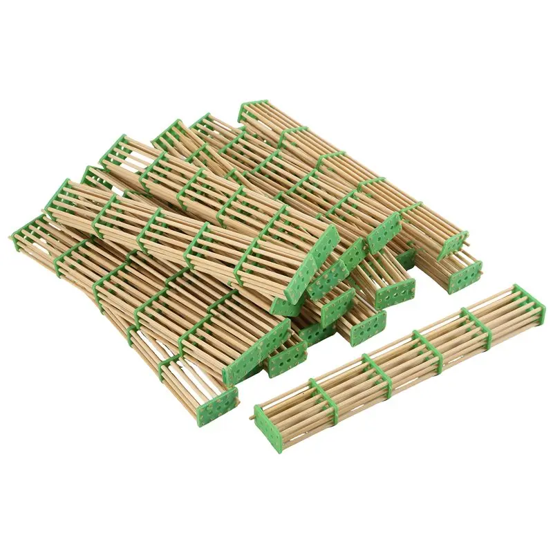 A04G-20 Packs Of Extended Queen Bee Cage Queen Bee Isolation Transport Cage Beekeeping Tools Bamboo Tools