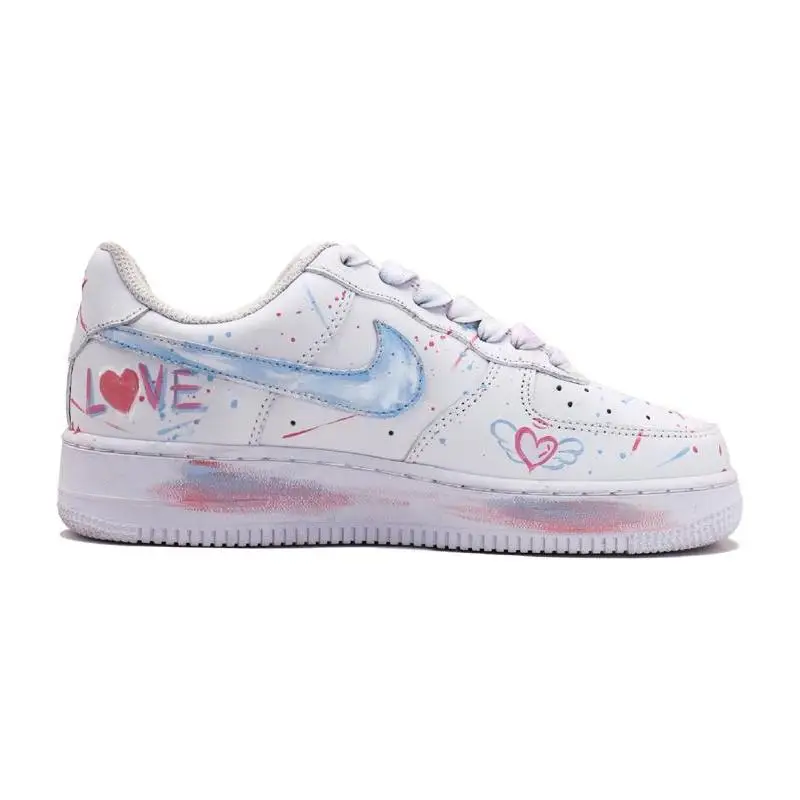 【Customize】 Nike Air Force 1 Chaussures De Skateboard Hommes Sneakers Chaussures CW2288-111