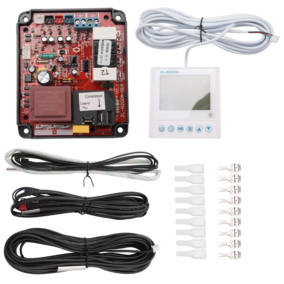 LILYTECH ZL-R200A,Universal,Air Source Heat Pump Water Heater Controller, Pump Air to Hot Water Heating Controller