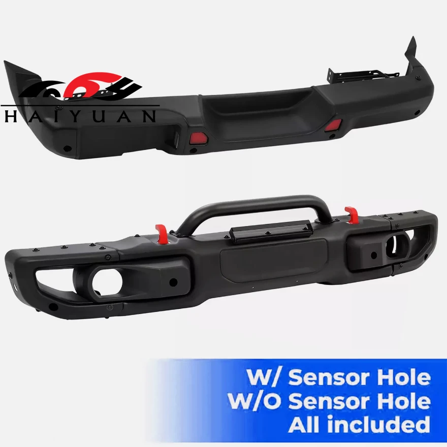 For the 2007-2023 Jeep Wrangler JK JL Gladiator JT 10th Anniversary Edition Non-destructive Front and Rear Bumper Installation