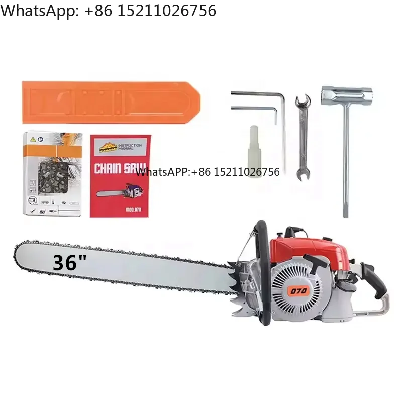 Ms070 Сверхмощная газовая бензопила 105CC с 36-дюймовым стержнем Коммерческая бензопила Профессиональная бензиновая бензопила Ms070 Сверхмощная газовая бензопила 105CC с 36-дюймовым стержнем Коммерческая бензопила Профессиональная бензиновая бензопила