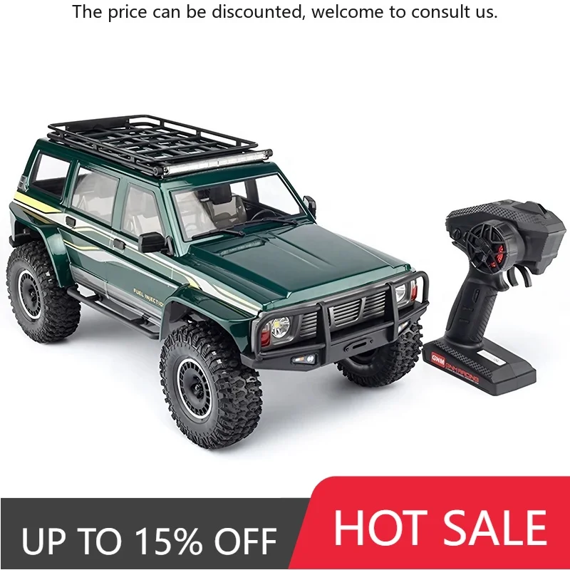 

Tank Turn RC Crawler Truck YK4107 PRO 2.4GHz 10CH Brushless Motor Hobbywing ESC Portal Axle Oil Shock Pickup Rock Climbing Car