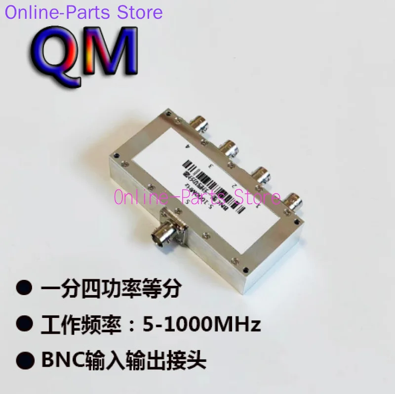 

BNC Power Divider 5-1000M One to Four Power Divider RF Power Divider BNC Type Power Divider Combiner