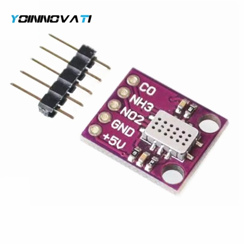 1PCS MICS-6814 Gas Sensor Carbon Monoxide CO VOC NO2 NH3 Nitrogen Oxygen Air Quality Detection Numerical Sensor Module