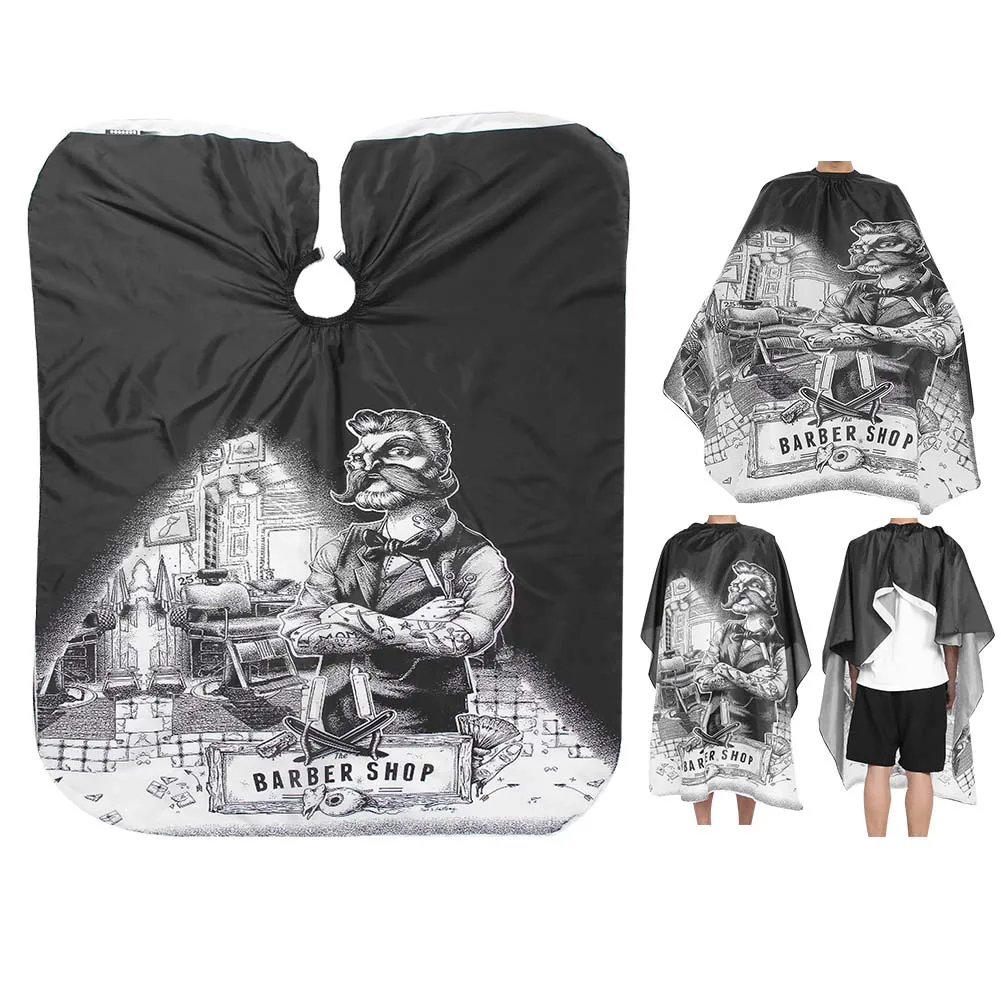 

Thicken fabric Hairdress Cape Breathable Barber Apron Waterproof Hair Cutting Gown Barber Cape Hair Gown Salon Styling Tool