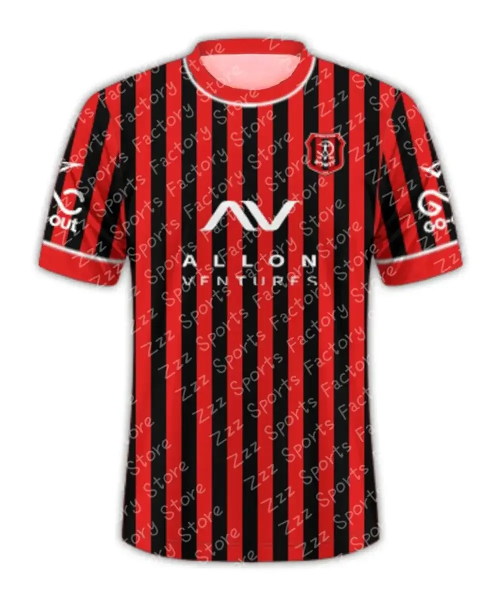 25-26 Hapoel Jerusalem Home and Away Football Jerseys Fashion Quick Drying Casual Sports T-shirts Breathable Short Sleeves