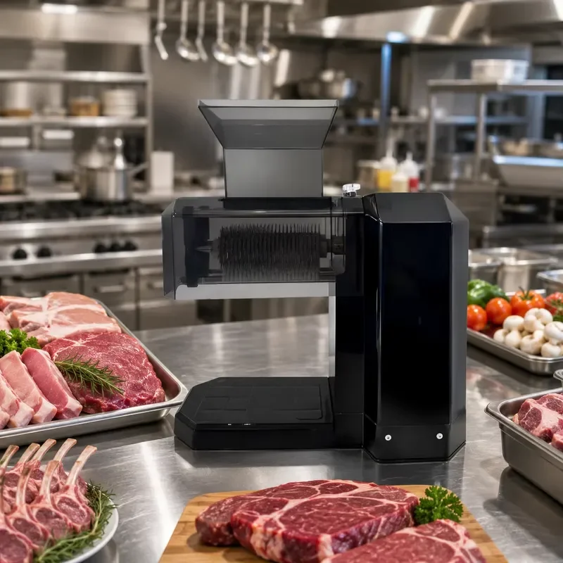 Commercial Electric Meat Tenderizer Automatic for BBQ Restaurant Steak Mutton Pork Processing
