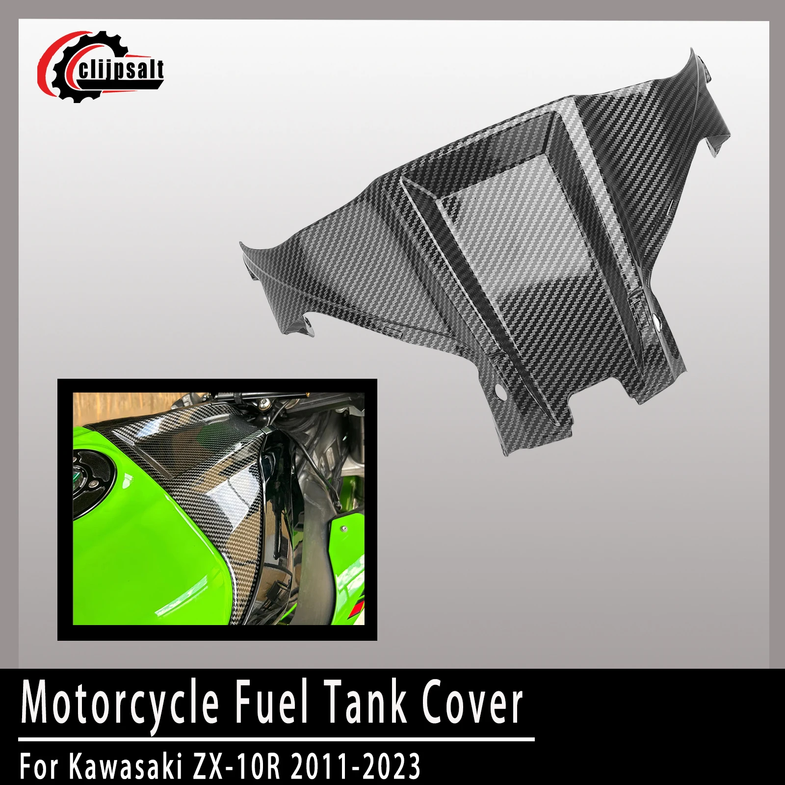 

Carbon Fiber Upper Fuel Tank Air Box Cover Fairing Cowling For KAWASAKI NINJA ZX10R ZX 10R 2011-2022 2023 Motorcycle Accessories