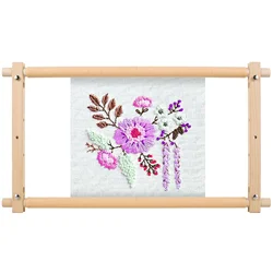 Embroidery Frame Needlepoint Embroidery Tapestry Scroll Frame Beech Wood Cross Stitch Frame Removable