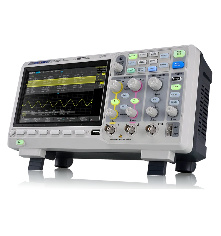 SDS1202X-E,DSO,2 Channels digital oscilloscope, 200MHz oscilloscopes