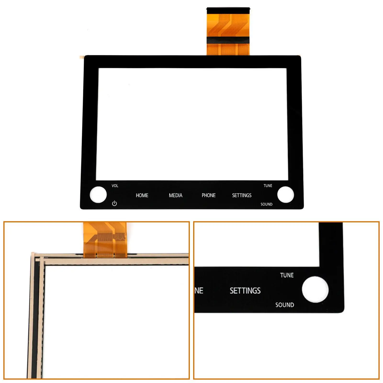 

Touch Screen 8740A130 8740A040 8 inch Replacement Parts for Mitsubishi Outland 2019-2022 DVD Player Automotive Accessories