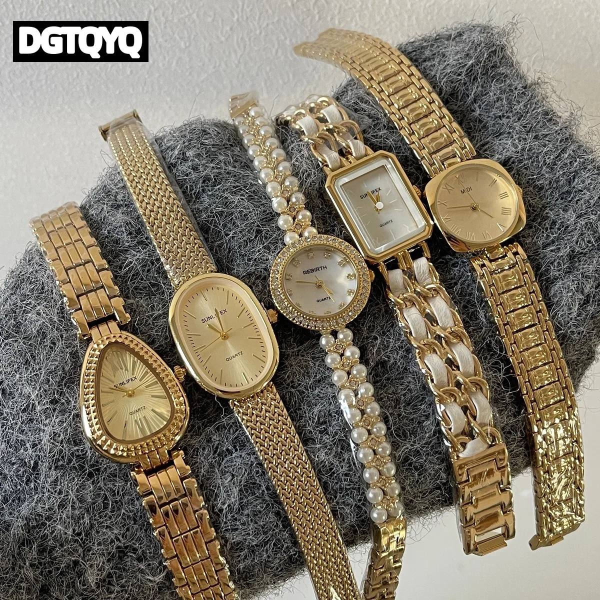 นาฬิกาข้อมือผู้หญิงสไตล์วินเทจ - Vintage Fashion Watches บทวิจารณ์และราคา