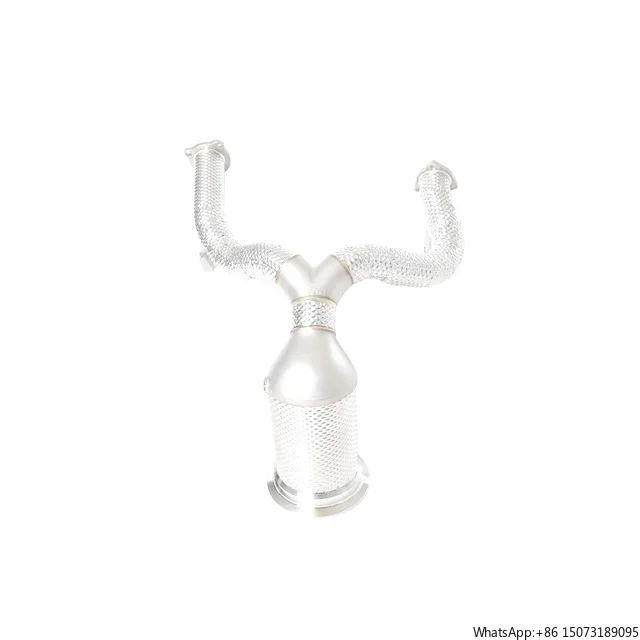 Auto Parts Exhaust Car Muffler Catback for A6  A7 C8 3.0T Downpipe with High Quality Catalytic Converter