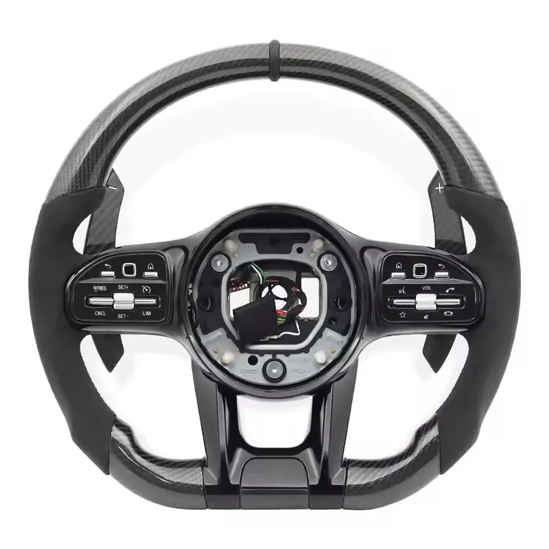 

Customized Carbon Fiber Car Steering Wheel for Mercedes Benzs AMGs W204 G55 G500 W212 W213 W463 C63 S63 CLS63 E63 Accessories