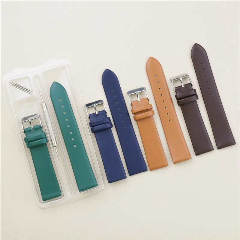 *wearproof*    leather watch strap Soft and durable watch band 8mm 10mm 12mm 14mm 16mm 18mm 20mm 22mm 24mm