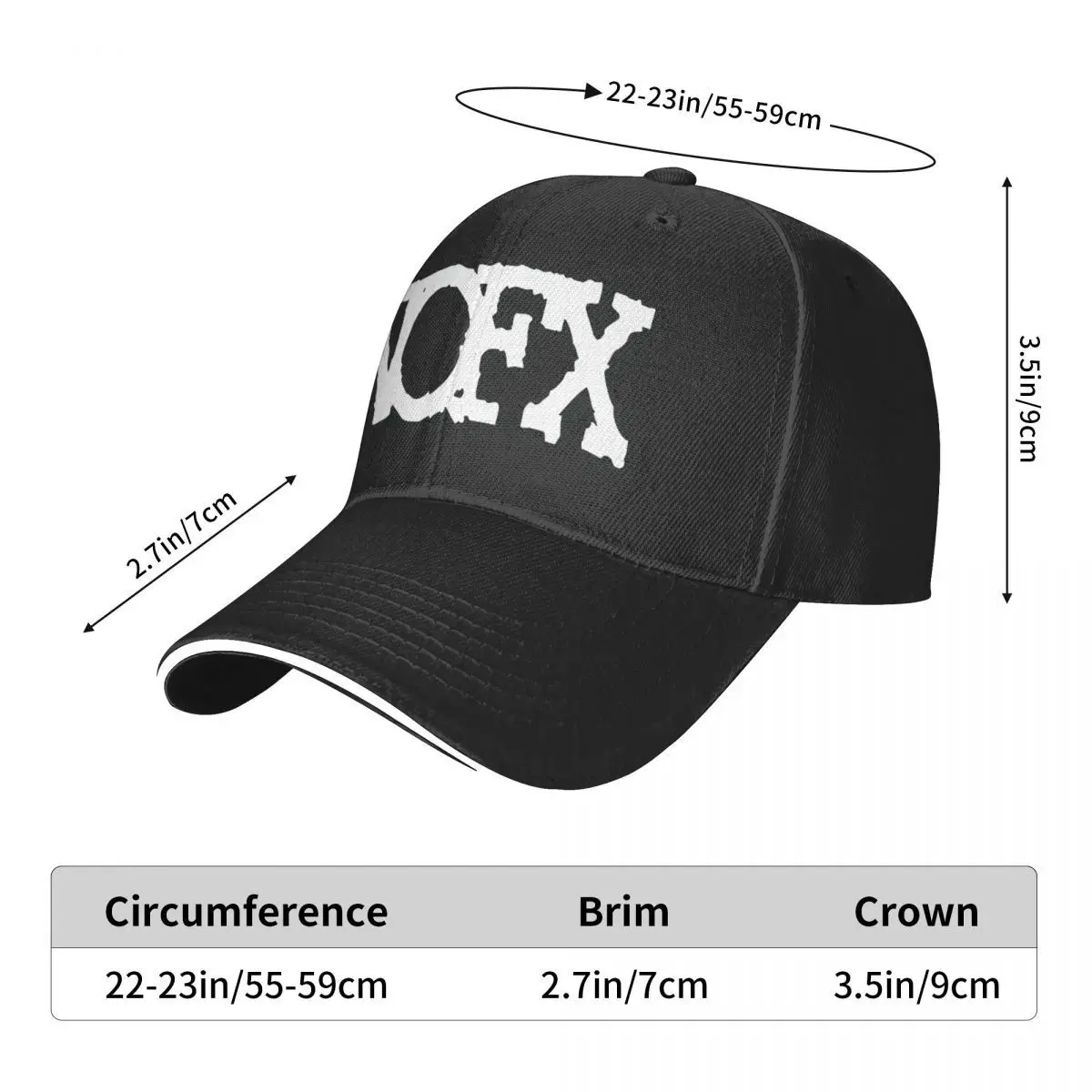 NOFX Logo 2371 topi Pria Pria Wanita, topi bisbol, topi Pria Wanita