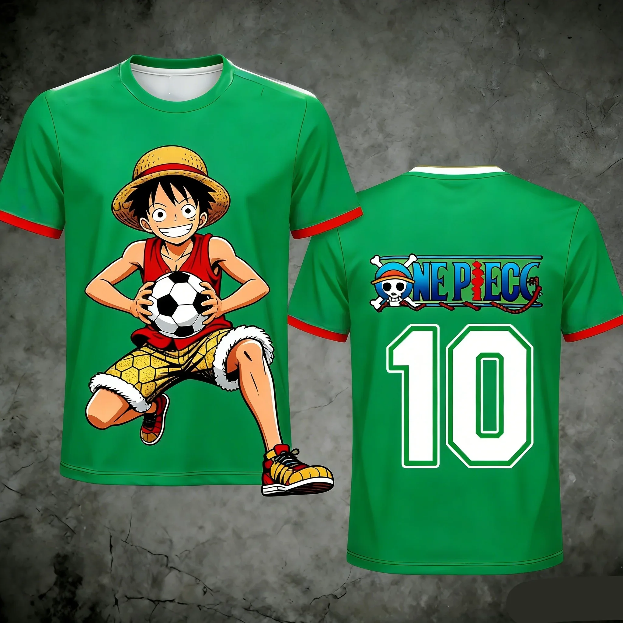 Einteiliges T-Shirt für Kinder, Chopper, moderner Aufdruck, Sommer, lässige Jungenkleidung, Mädchen, kurzärmeliges Herren-Trikot
