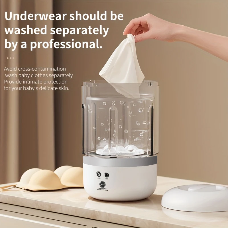 غسالة أوتوماتيكية محمولة بمنفذ USB، لا حاجة إلى توصيل، ولا حاجة للتجميع، ضرورية للاستخدام في التخييم في الهواء الطلق