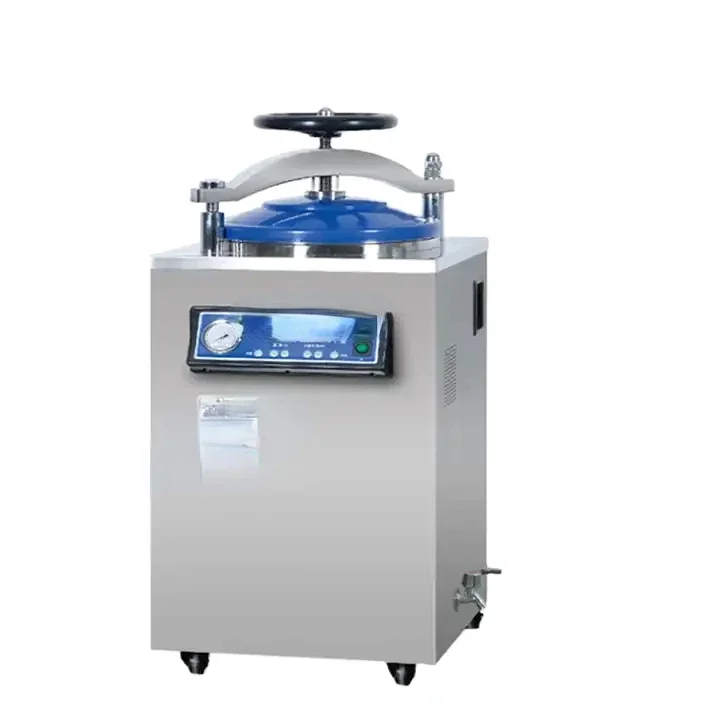 High Security Vertical Steam Autoclave Sterilizer 75L 100L 120L 150L for Hospital