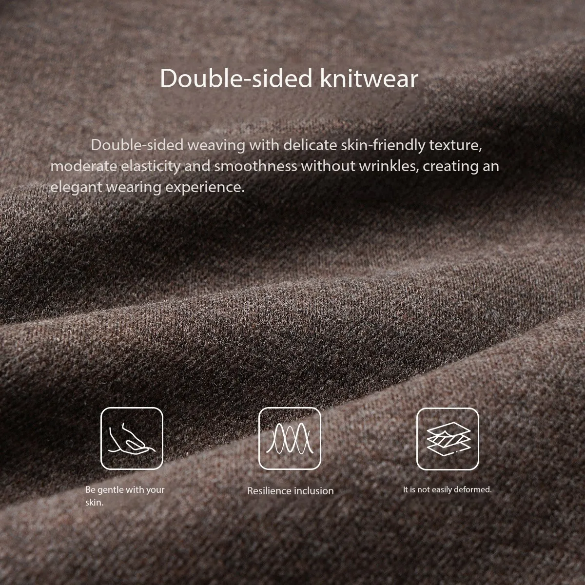 OLrain Autumn Casual Pants for Woman 2025 New in Loose Wide Leg Pant Solid Knitted Straight Trousers Female Clothing O57QK001398