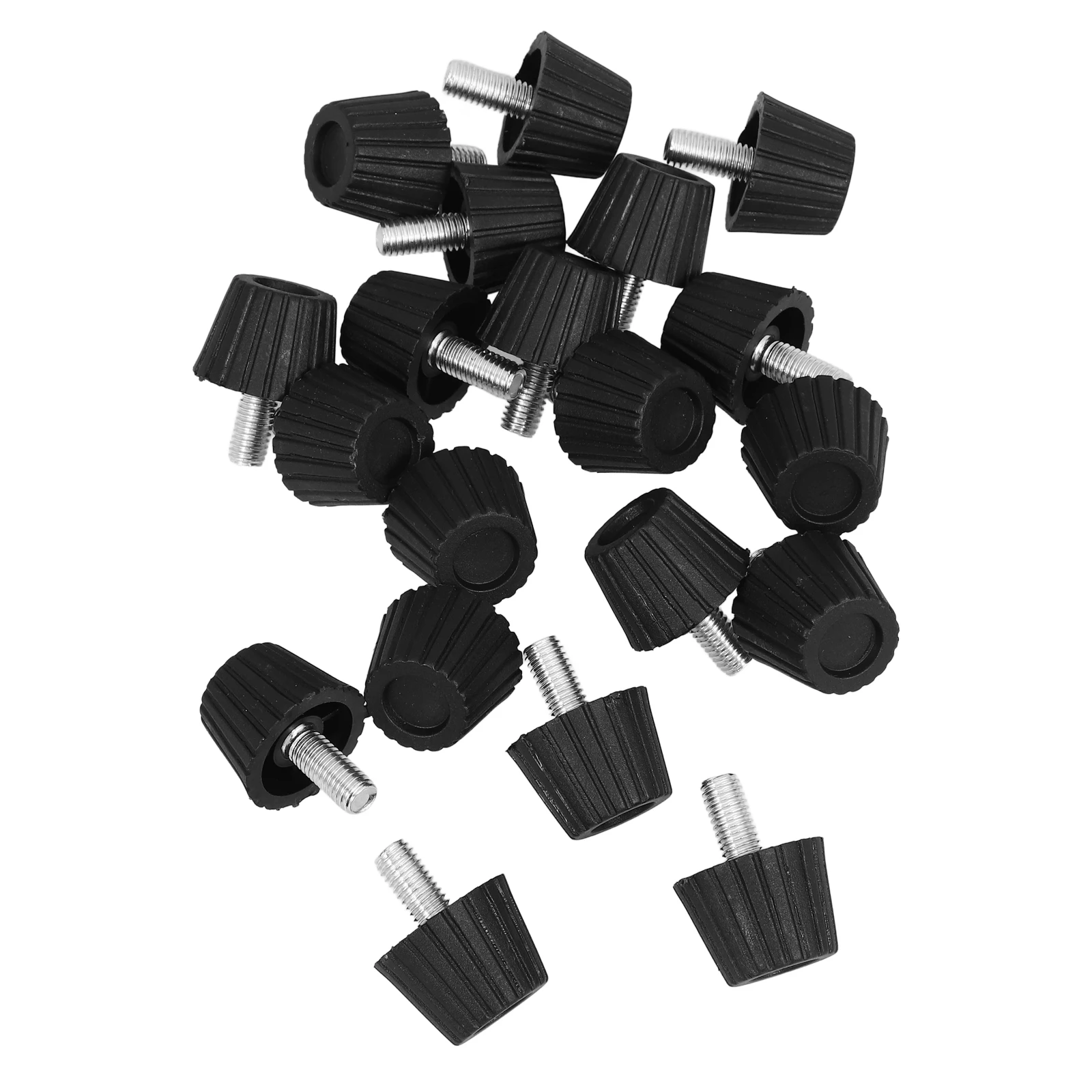 

20pcs Adjustable Furniture Feet Non Slip Levelers Heavy Duty Floor Protectors Chair Leg Extenders Furniture Pads Replacement